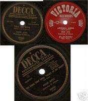 FOUR ACES FEATURING AL ALBERTS   (3) 78 RPM Records  