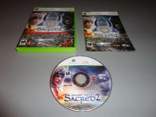   Sacred 2 II Gamestop Edition Complete Game XBOX 360 Very Good  