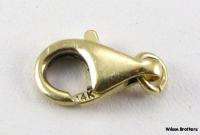 LOBSTER CLAW CLASP   Findings Estate Jewelry Making Repair 14k Yellow 