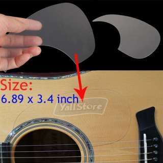 Thin Acoustic Martin Type Transparent Guitar Pickguard  