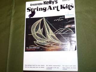 Features Metallic String, Black Velour, Pins, Pattern & Instructions