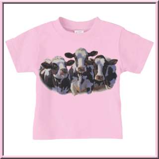 Marris Dairy Queens Holstein Cows T Shirt Kids 2T 14  