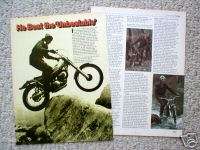GORDON FARLEY MOTORCYCLE TRIALS Article/Photos/Pictures  