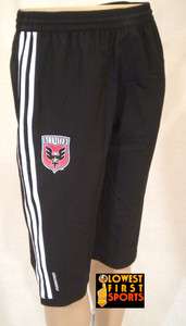 DC United 3/4 Pants Shorts Adidas Soccer MLS P57624 NWT Mens S M L XL 