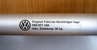 Original VW Fahrrad Heckträger Logo für Golf 5/V NEU in Brandenburg 