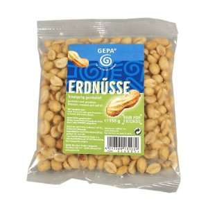 GEPA Erdnüsse, geröstet und gesalzen, 6er Pack (6 x 150 g Packung 