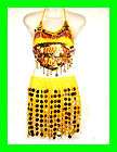 Bauchtanz Kostüm Kleid Rock Belly dance Outfit Bollywood orient 
