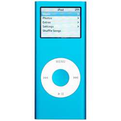 Apple iPod nano 2nd Generation Blue 4 GB 0885909136292  