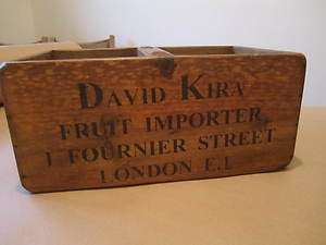   VINTAGE WOODEN SOLID PINE FRUIT (LIKE FISHMONGERS) CRATE / TRUG /BOX