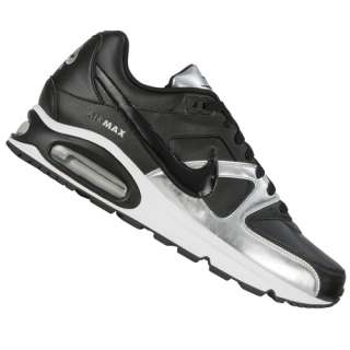 Nike Air Max Command Leather Trainers Black/Silver Mens Size  