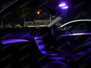   Violet Purple 4 LED DE3175 DE3022 LED interior map or dome light bulbs
