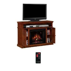  Classic Flame Carmel Collection 55 in. Wide Media Mantle 