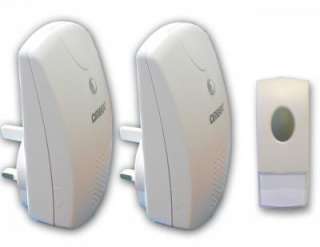 Twin Plug In Wireless Cordless Door Bell Chime DoorBell  