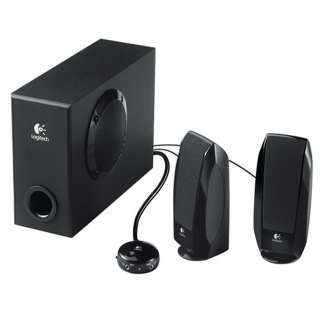 Logitech S 220 2.1 Speaker System with Subwoofer, Refurbished (980 