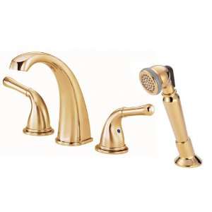  Danze Bathtub Faucet D301771PBVDZBA DB, Polished Brass 