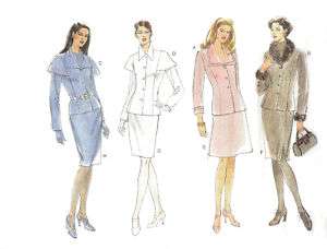 454 4 STYLE SKIRT & JACKETS PATTERN FOR ALL SIZE DOLLS  