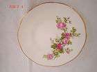   England Bone China Pink Roses B&B Plate Gold Rim 16cm Wide Excel