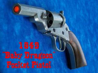 Replica Gun Wells Fargo Pocket Pistol Baby Dragoon Gray  