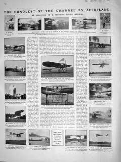   TODAY 1909 ENGLISH CHANNEL AEROPLANE ISSY BLERIOT RARA AVIS