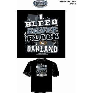 Encore Select A T1Ibleedoak Oakland Football I Bleed Silver and Black 
