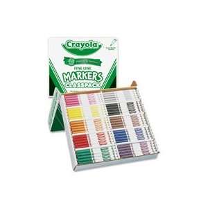   Non Washable Markers, Fine Line, 10 Colors, 20 Each, Toys & Games