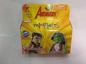 Marvel MiniMates 2 pack Wonder Man, She Hulk MIB  