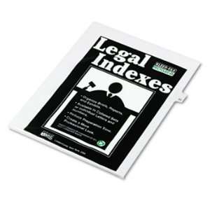 Kleer Fax 82233   80000 Series Legal Index Dividers, Side Tab, Printed 