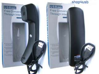 USB VoIP Skype Phone Handset Internet PC Telephone New  