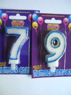 79th Birthday Cake Candles (Blue/Boy)Party(RR AA)*  