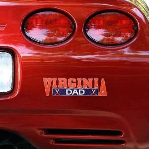  NCAA Virginia Cavaliers Dad Car Decal