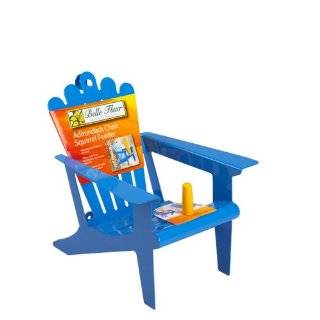 Belle Fl 50117 Adirondack Chair Squirrel Feeder, Azure Blue