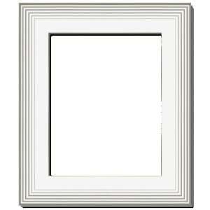  11x17   11 x 17 White Lacquer Finish Solid Wood Frame with 
