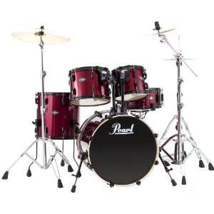  Pearl Vision VX925S/B91 Drum Kit, Red Wine (Cymbals Not 