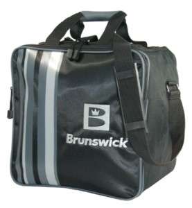 Brunswick Slingshot Black/Silver 1 Ball Bowling Bag  
