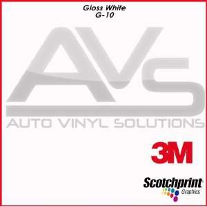    3M 1080 Gloss White Vinyl Car Wrap 12ft X 5ft (60sq/ft) Automotive