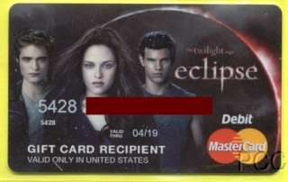 MYPLASH Twilight Eclipse 2010 Gift Card (S)  