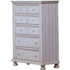    Solid Wood 5 Drawer Chest by Wilshire Furniture Furniture & Decor