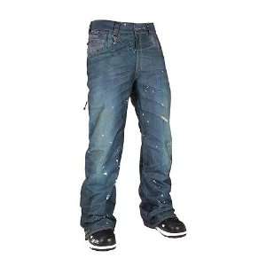  686 Limited Edition Destructed Denim Insulated Mens Snowboard Pants 