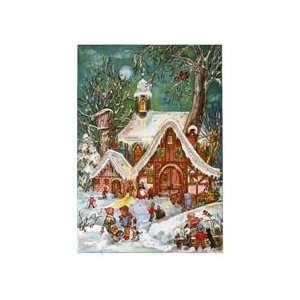    Gingerbread Village Vintage Style Advent Calendar: Home & Kitchen