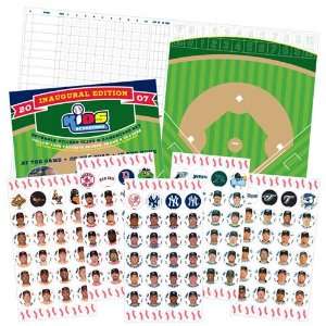  2007 American League East Collectors Set Kids Scorecard 