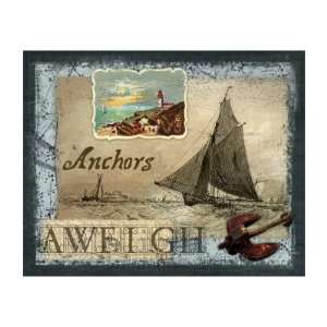  Anchors Aweigh Giclee Poster Print by Kate Ward Thacker 