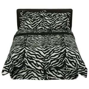  Animal Safari 8 Pc Zebra King Bed In Bag Comforter & Sheet Set 