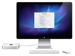 Apple Mac mini Server with display and peripherals