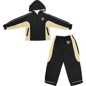 Pittsburgh Penguins Baby Infant Full Zip Track Jacket and Pants Set sz 