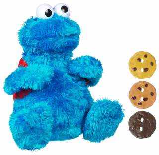  Sesame Street Count And Crunch Cookie Monster Plush: Toys 