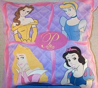 Pillow Disney Princess Snow White Aurora Belle Cinderel  