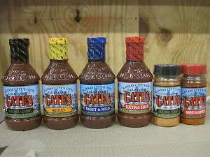 Gates Kansas City BBQ Sauce and Rub   3 Pack  