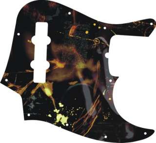 Pickguard for Fender Jazz J Bass Guitar Abstract 3 New    