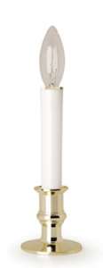 Battery Operated CANDLE LAMP, Glass Bulb Included, 6  