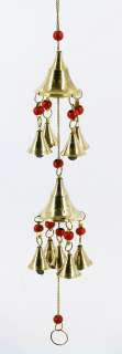 DOUBLE BRASS BELL Windchimes Door Bell Chime India  
